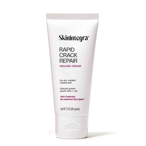 SkinIntegra Rapid Crack Repair Cream, Extra Strength Urea Cream 25% with Lactic Acid for Cracked Heel Treatment, Diabetic Foot Care, Callus Remover, Scars, Skin Barrier Repair - 3 oz