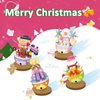 MEIEST 4 PCS Christmas Building Blocks Sets,Festival Bricks Tumbler Toys for Kids,Cute Xmas Gifts & Home Decor