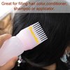 Framendino, 3 Pack Applicator Bottle Hair Dye Bottle Root Applicator Comb with Graduated Scale for Salon Hair Coloring Dyeing