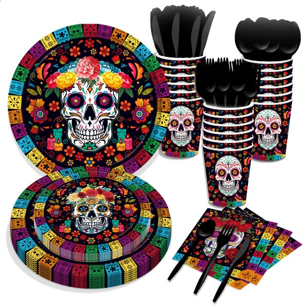 116 Ps Mexican Party Supplies 16 Guests Mexican Party Decorations Including Mexican Fiesta Party Paper Plates Dinner Plates Napkins Cups Set for Cinco De Mayo Mexican Party Decoration