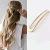 3 Pack U-Shaped Hair Pins French Hair Pin Bun Hair Sticks Chignon Gold Hair Pins for Women Hair Accessories