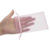 HRX Package 100pcs Blush Pink Organza Gift Bags, 4 x 6 inch Candy Mesh Drawstring Bags Jewelry Pouches for Christmas Wedding Baby Shower Party
