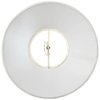 Antique White Small Empire Mushroom Pleated Lamp Shade 5" Top x 11" Bottom x 7.5" High (Clip-On) Replacement - Springcrest