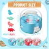 Meanplan Mini Claw Dinosaur Machine Toys Machine Prizes for Kids Figures Arcade Grabber Game Christmas Birthday Gifts Party Favor for Boys Girls(8 Pcs, Dinosaur Style)