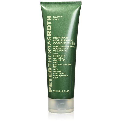 Peter Thomas Roth Mega-Rich Nourishing Conditioner, Biotin B-7 Complex Conditioner for Softer, Smoother, Healthier-Looking Hair, 8.5 Fl Oz (Pack of 1)