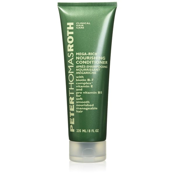 Peter Thomas Roth Mega-Rich Nourishing Conditioner, Biotin B-7 Complex Conditioner for Softer, Smoother, Healthier-Looking Hair, 8.5 Fl Oz (Pack of 1)