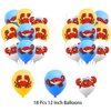 Crab Birthday Party Supplies Crab Party Decorations Includes Crab Happy Birthday Banner Cake Topper Cupcake Toppers Balloons for Crab Party, Seafood Party, Ocean Party
