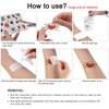 Temporary Tattoos For Kids, Halloween Tattoo Waterproof Cute Designs Stick on Children Tattoos, 80Pcs Cute Spider Stickers for Kids Children Party Favors