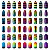 eBoot 288 Pieces 96 Designs Nail Vinyls Nail Stencil Sticker Sheets Set for Nail Art Design, 24 Sheets
