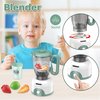 Kids Kitchen Set, Pretend Play Kitchen Appliance Toy Set with Coffee Maker, Toaster, Blender, Mixer, Kitchen Toys with Light & Sound, Play Kitchen Sets for Kids Ages 4-8