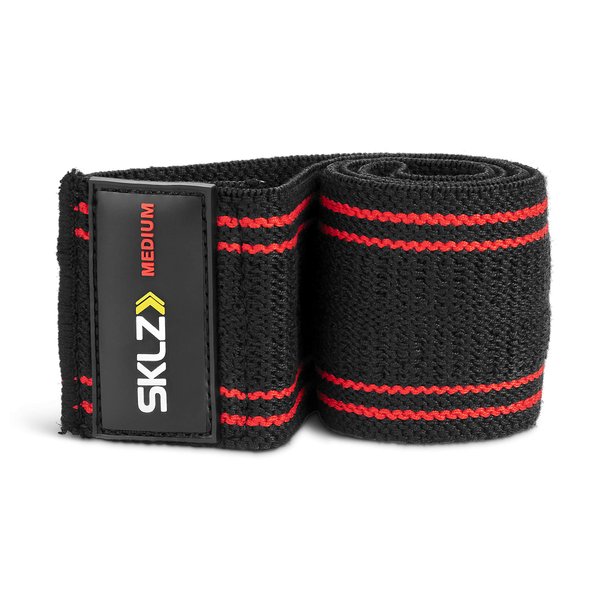 SKLZ Non-Slip Fabric Mini Resistance Band for Upper and Lower Body, Medium Resistance