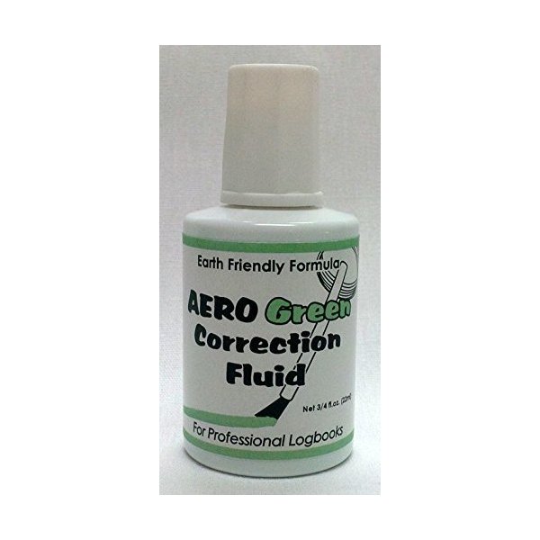 AeroGreen Professional Logbook Correction Fluid by Aero Phoenix