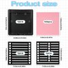 YBEATY Sticky Note Stencil Template Sticky Note Holder Reusable Self-Sticky Notes Pads Organizer Notes Dispenser for Home Office Precision Planning Organization to-Do Lists
