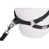 GoGo Pet Products Comfy Nylon 5/8-Inch Adjustable Easy Pet Harness, Small, Black