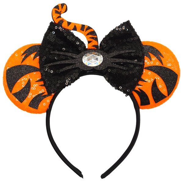 ZHENNAN Mouse Ear Headbands for Women and Men, Tigger Bows Ear Hairbands, Cute Tigger Costume Birthday Party Favors Disneyland Hair Accessories