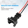 (8pcs) Fuel Injector Connector EV1 OBD1 Plug Wire Harness Pigtail Wiring Loom Clip Cut Fit for RC, Bosch, Honda, Ford, Toyota