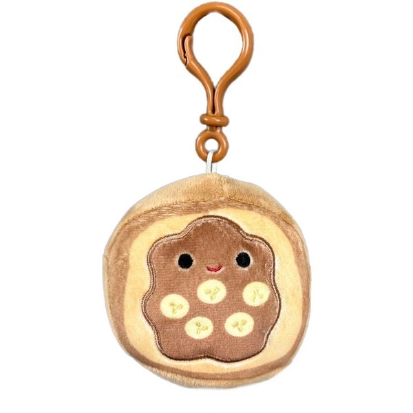 Squishmallows Breakfast Squad 3.5" Mini Plush Doll Clip -Danilo The Chocolat