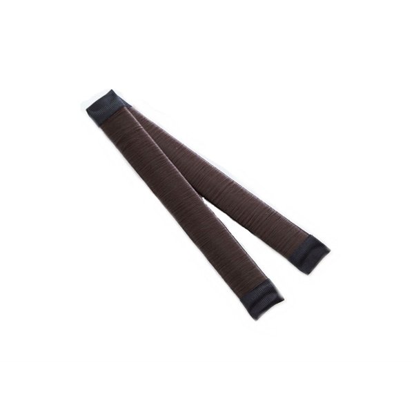 AKOAK Hair Bun Maker,French Twist Doughnuts Magic DIY Hair Band,Deep Brown,Pack of 2