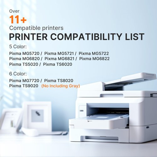 E-Z Ink Compatible Ink Cartridge Replacement for Canon PGI-270XL CLI-271XL PGI 270 XL CLI 271 XL to use with MG6821 TS5020 TS9020 (3 Large Black,3 Small Black,3 Cyan,3 Magenta,3 Yellow) 15 Pack