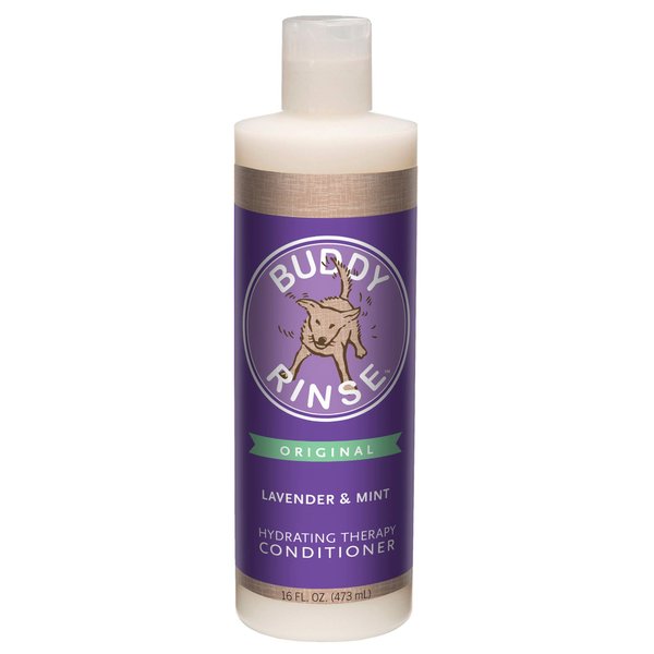 Buddy Rinse Conditioner for Dog Grooming Dog, Lavender & Mint, 16 oz. Bottle