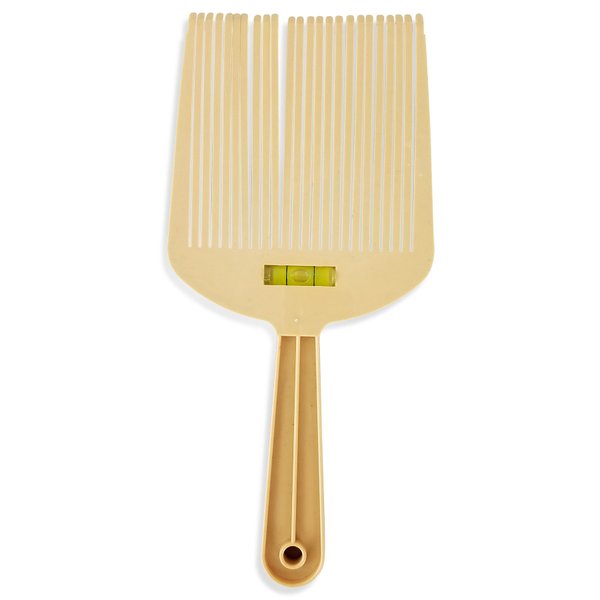Flat Top Guide Comb With Liquid Bubble Level Flattop Hair Flattopper Beige