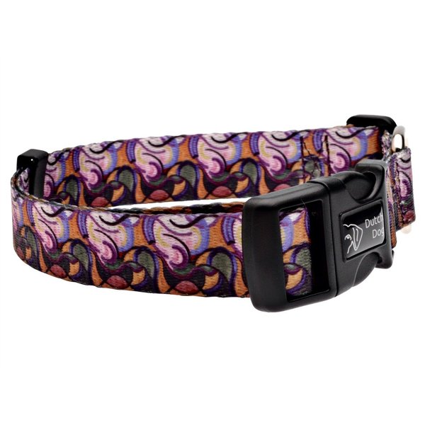 DoggyRide Fashion Dog Collar, 15 by 20-Inch, Van Heemskerck Bild84, Pink/Purple