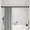 ZOMAO Adhesive Shower Curtain Rod Tension Holder,Shower Curtain Rod Holder,Shower Rod Mount Retainer | No Drilling | Stick On | 2 Pack(Shower Curtain Rod Not Included)