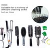 2pcs Hair Brush Cleaner Rakes, Cleaning Tool Set for Removing Hair Dust, Lint, Debris from Hairbrush, Comb, Hot-Air Brush