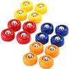 Gejoy 16 Pieces Mini Shuffleboard Replacement Pucks Tabletop Equipment Rollers Set Shuffleboard Curling Accessories