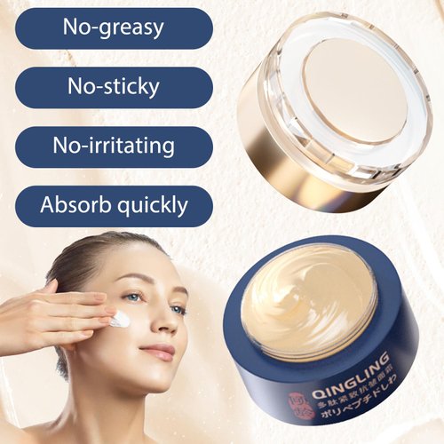 Qingling Wrinkle Removal Cream Japanese,Japan Qinglin Wrinkle Remover Cream for Face, Qinglin Japan Wrinkle Removal Cream, Qingling Firming Anti-Aging Cream (1pc, 50g)