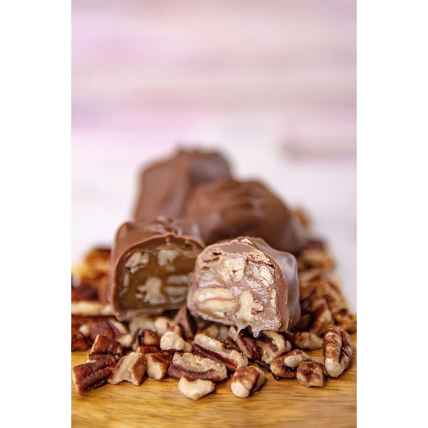 Wockenfuss Candies King Tut (chopped pecans and caramel), Milk Chocolate - 2lb