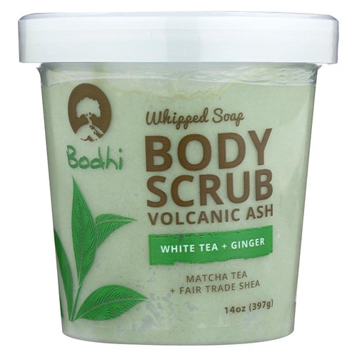 BODHI HANDMADE SOAP White Tea Ginger Whipped Soap, 14 OZ