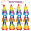 Tigerdoe Birthday Party Hats - Happy Birthday Theme - Birthday Party Set - Party Supplies - Party Decor - 36 Piece Set - 12 hats - 12 sunglasses - 12 whistles