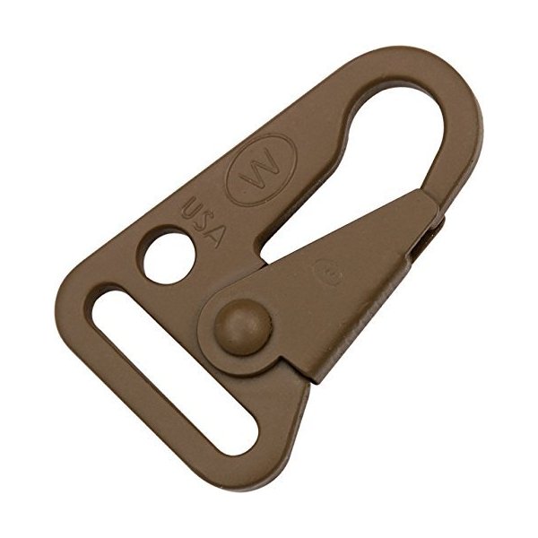 ITW Clash Conventional Snap Hook, Coyote Brown 09267-23-COYOTE BRN