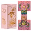 LYINGFISH Tarot Cards Pink Tarot Cards with Guide Book Waterproof and Wrinkle Resistant Tarot Gold Foil Tarot Cards for Beginners Pink Tarot Deck Tarot Cards with Meanings on Them Gold Tarot Cards