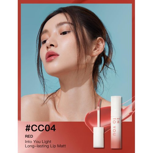 INTO YOU Lip Gloss Coco Liquid Moisturizing Lipstick Long Lasting Lip Stick Lip Stain Makeup Glitter Shine Non-sticky Lipstick for Women (CC04)