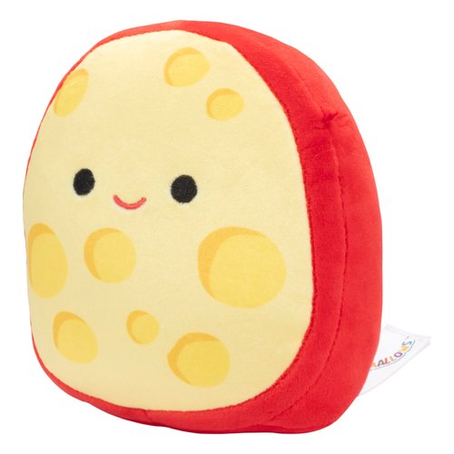 Squishmallows 5" Mannon The Gouda Cheese Mini Plush - Official Kellytoy - Collectible Soft & Squishy Mini Cheese Stuffed Animal Toy - Easter Gift for Kids, Girls, & Boys - 5 Inch