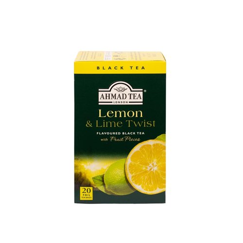 Ahmad Teas - Lemon & Lime Black Tea 1.4oz - 20 Tea Bags