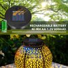2 Pack Solar Lights Replacement Top - 7 lumens LED Solar Panel Lantern Lid Lights , Lantern ​Light Replacement , Outdoor Solar Replacement Parts , Garden Patio Decor Light up Your Space (2.76in)
