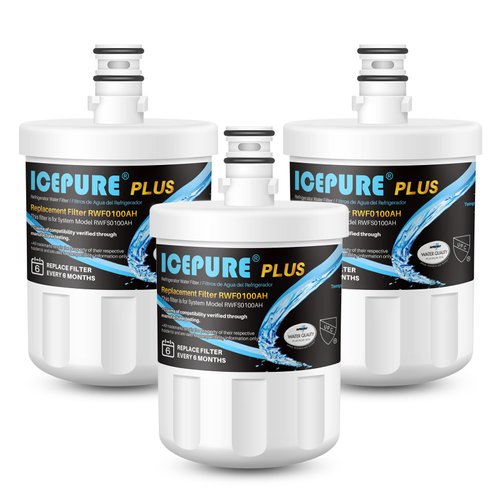 ICEPURE PRO NSF53&42 Premium 5231JA2002A Refrigerator Water Filter Replacement for LG LT500P, ADQ72910911, ADQ72910901 ADQ72910907, GEN11042FR-08, Kenmore 9890, 469890, LFX25973D, LFX25974ST 3PACK