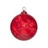 Hand Blown Glass Ornament - Suncatcher - Witches Ball - in “Red” Dehanna Jones