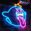 King Boo Neon Sign Ghost Led Neon Light with Dimmable switch Gaming Neon Sign for Kids Game Room Man Cave Birthday Halloween Decor Christmas Gift