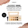 LORAC Unzipped Matte & Glitter Eyeshadow Palette, Gold | Cruelty Free, Gluten Free, Vegan