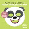 IREV Sheet Mask Skin Care, Animal Character Sheet Masks, Face Mask Skincare, Beauty Facial Mask Spa Face Mask, Soothing Face Sheet Masks, Facial Masks, Moisturizing Face Masks, 5 Pack (Panda)