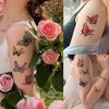 Butterfly Temporary Tattoos Stickers, 150 Pcs 3D Colorful Butterfly, Body Art Waterproof Tattoos Stickers for Women Adult Kids（Butterfly）562