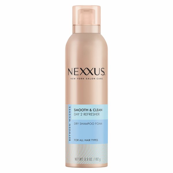Nexxus Between Washes Dry Shampoo Foam For All Hair Types Smooth & Clean Instantly Refreshes Hair 6.8 oz