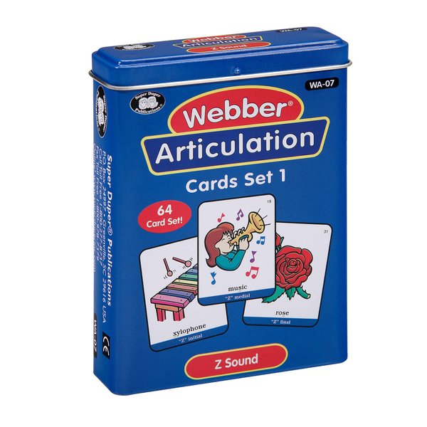 Super Duper Publications | Articulation Z Sound Fun Deck | Vocabulary and Language Development Flash Cards | Educational Learning Materials for Children