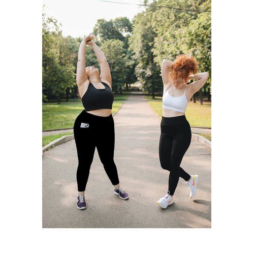 MOREFEEL Plus Size Leggings for Women with Pockets-Stretchy X-4XL Tummy Control Yoga Pants Equestrian Sports Breeches