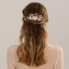 Crystal Wedding Hair Comb Clip - Elegant Bridal Hair Accessories for Brides and Bridesmaids
