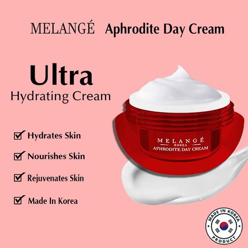 Aphrodite Day Cream | Made in Korea | Daily Moisturizing Facial Cream - Intense Hydration